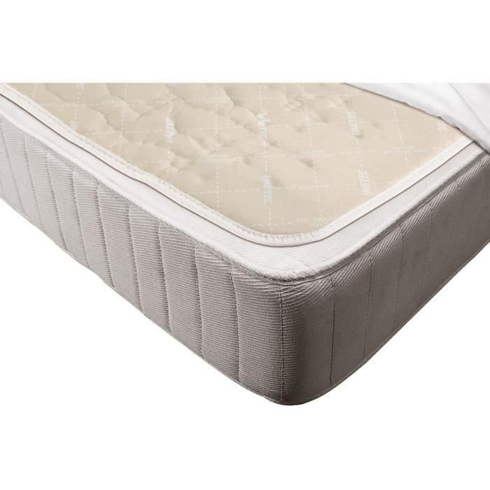 Cubrecolchón calefactable - Imetec - Calentador para cama de matrimonio 150 x 80 cm - 2 mandos con 2 temperaturas - Lavable 2