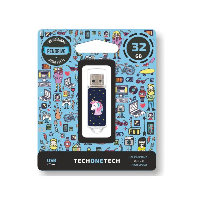 Memoria Usb Tech On Tech Unicornio Dream 32 grb 3