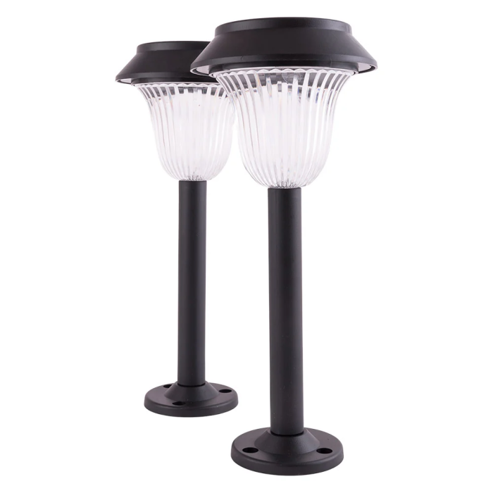 Pack 2 Baliza LED Solar IP65 40.000H [LUM-XSD] Iluminación Jardín Exterior