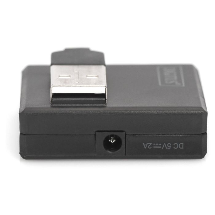 Digitus Hub USB 2.0 de 4 Puertos, Negro 4