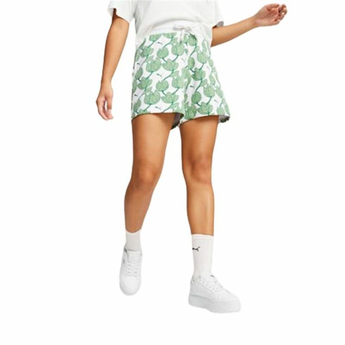 Pantalones Cortos Deportivos para Mujer Puma Essentials+ Blossom 5" AOP 2 Pantalones Cortos Deportivos para Mujer Puma Essentials+ Blossom 5" AOP 2