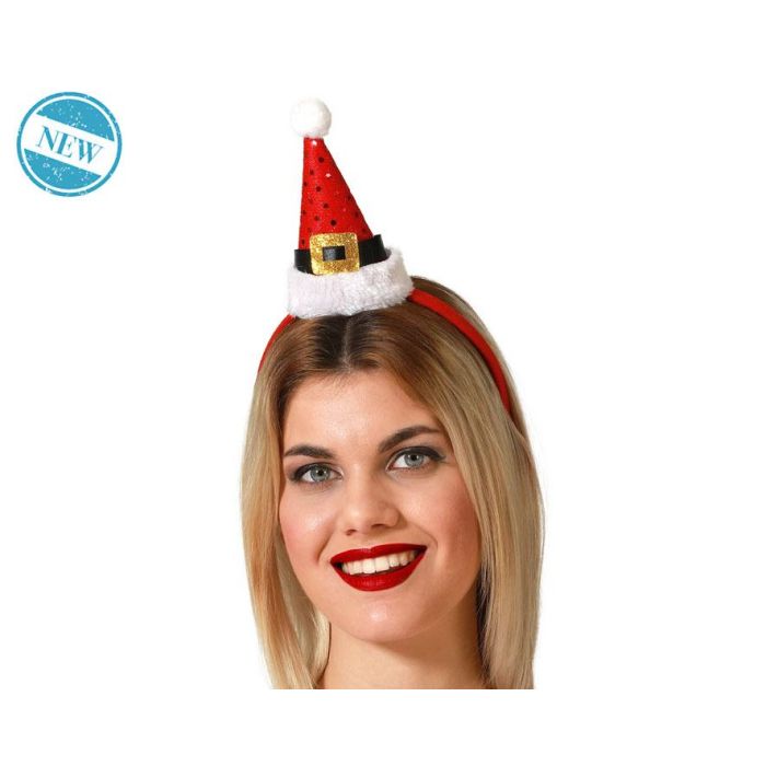 Diadema 26x12 cm Gorro Papa Noel