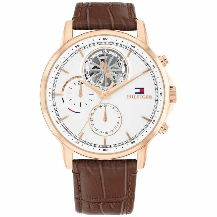 Reloj Hombre Tommy Hilfiger STEWART Blanco (Ø 44 mm) Reloj Hombre Tommy Hilfiger STEWART Blanco (Ø 44 mm)
