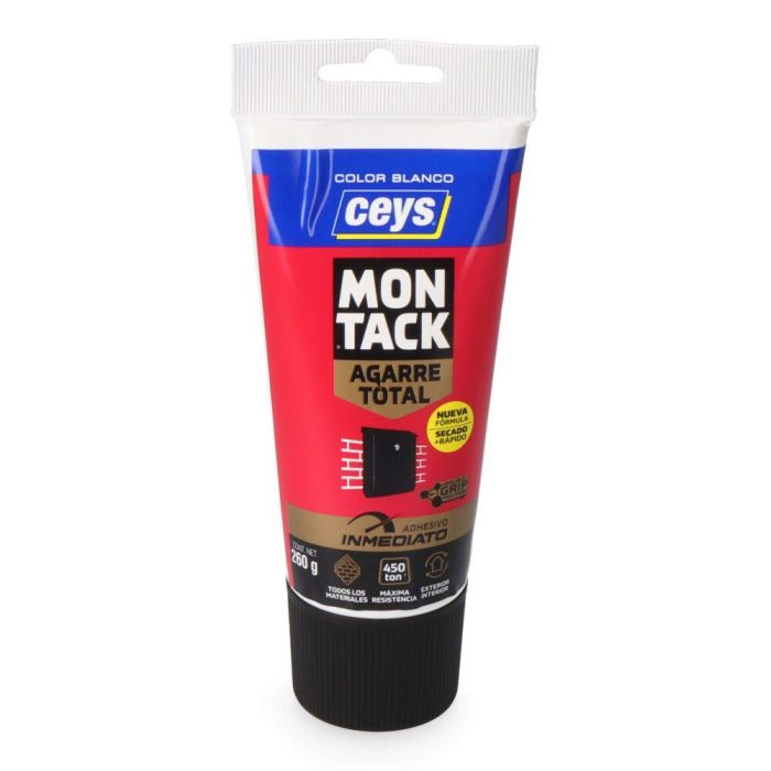 Ceys Montack Inmediato Masilla Adhesiva Blanco Tubo 260 g Ceys Montack Inmediato Masilla Adhesiva Blanco Tubo 260 g