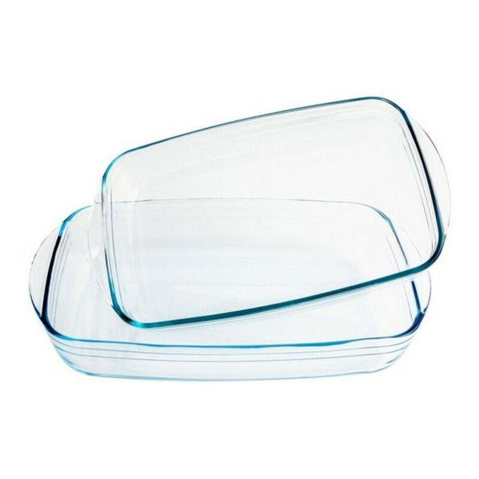 Set de Fuentes para Horno Pyrex Classic Transparente Vidrio (2 Unidades) 1