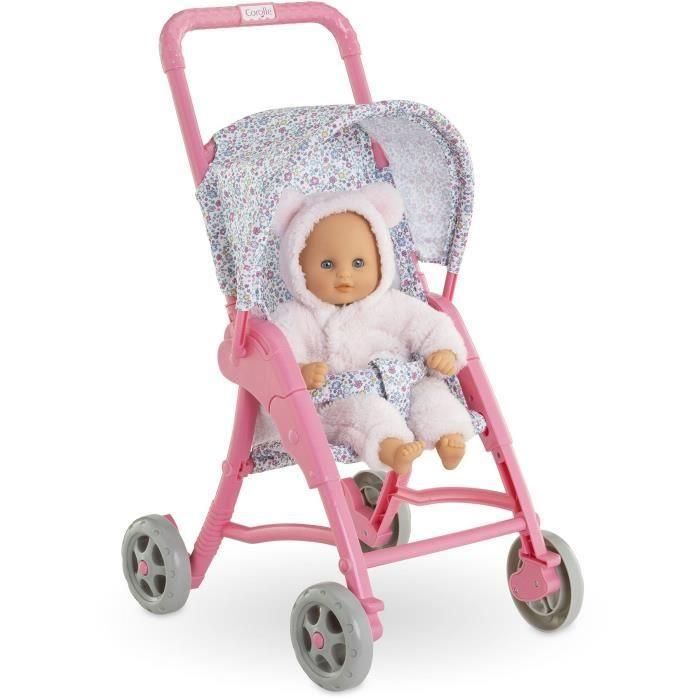 Accesorios para muñecas bebé - COROLLE - Cochecito Floral - para muñeca bebé de 30 cm - a partir de 18 meses 1 Accesorios para muñecas bebé - COROLLE - Cochecito Floral - para muñeca bebé de 30 cm - a partir de 18 meses 1