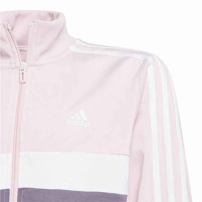 Chándal Infantil Adidas U 3S Tiberio Rosa 2 Piezas 2