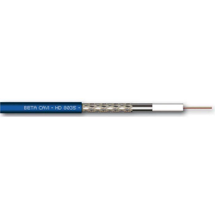 Beta Cavi Bobina de Cable Coaxial de 200 metros, 5mm de diámetro, ideal para señales HD y distancias analógicas hasta 800m