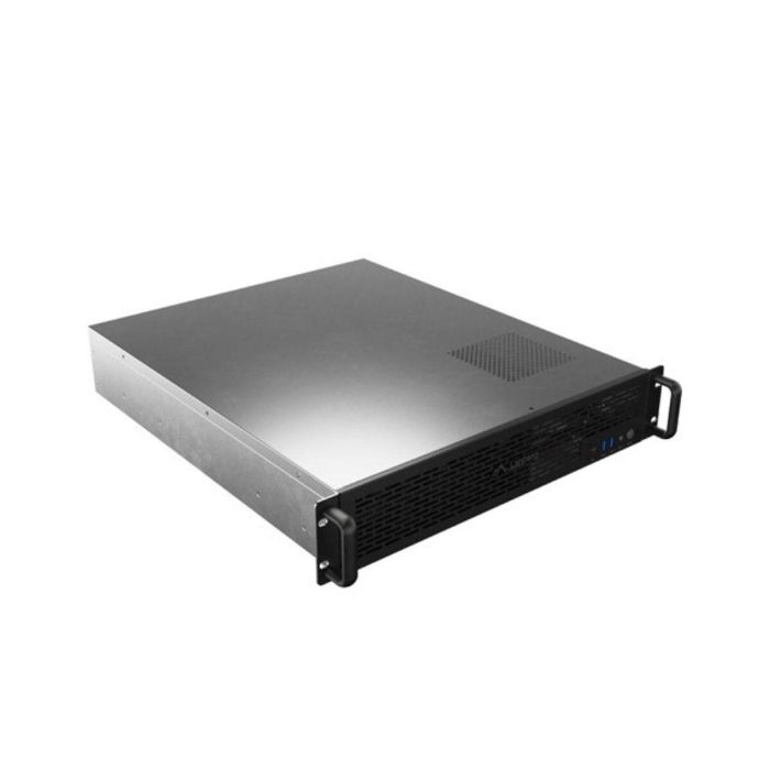 Lanberg SC01-5202-12B Armario Servidor Rack 19" 2U para centros de datos, compatible ATX/ITX/Micro-ATX, 3 ventiladores PWM 80mm, 10 bahías HDD/SSD