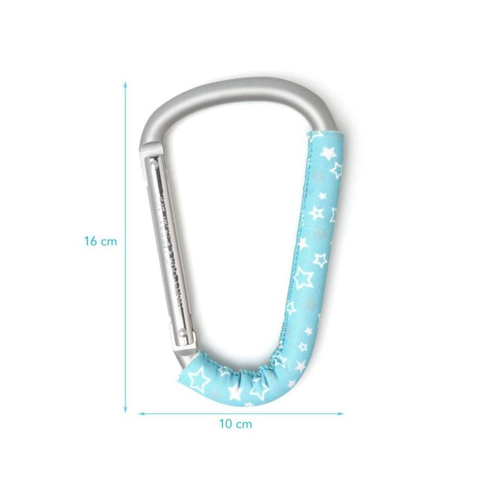 Mosquetón Azul Estrellas 1