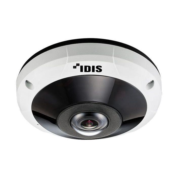 Idis Cámara IP fisheye 360º 12M 4K 1.6mm antivandálica IR10 WDR H.265 IK10 IP67 12V/PoE Idis Cámara IP fisheye 360º 12M 4K 1.6mm antivandálica IR10 WDR H.265 IK10 IP67 12V/PoE