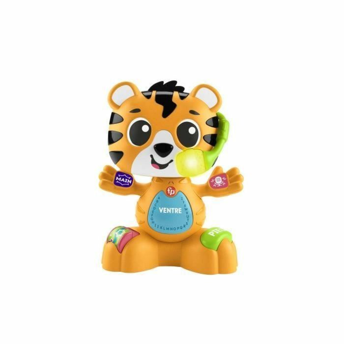 Fisher-Price-Link Squad Tiger Body Parts-Juguete de actividad musical HYL00