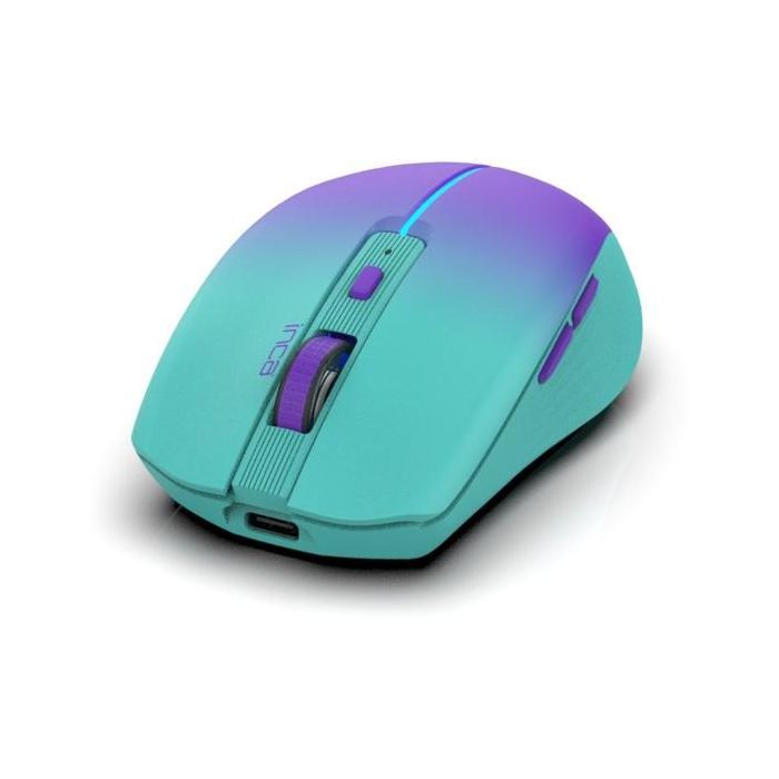 INCA Maus IWM-511RM 1600 DPI,Wrls & BT,6D Taste, Blau 2 INCA Maus IWM-511RM 1600 DPI,Wrls & BT,6D Taste, Blau 2