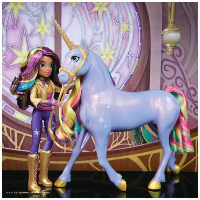 Spin Master SPI681147043084 Unicornio con Funciones 28 cm Wildstar + Muñeca 24 cm Unicorn Academy 11 Spin Master SPI681147043084 Unicornio con Funciones 28 cm Wildstar + Muñeca 24 cm Unicorn Academy 11