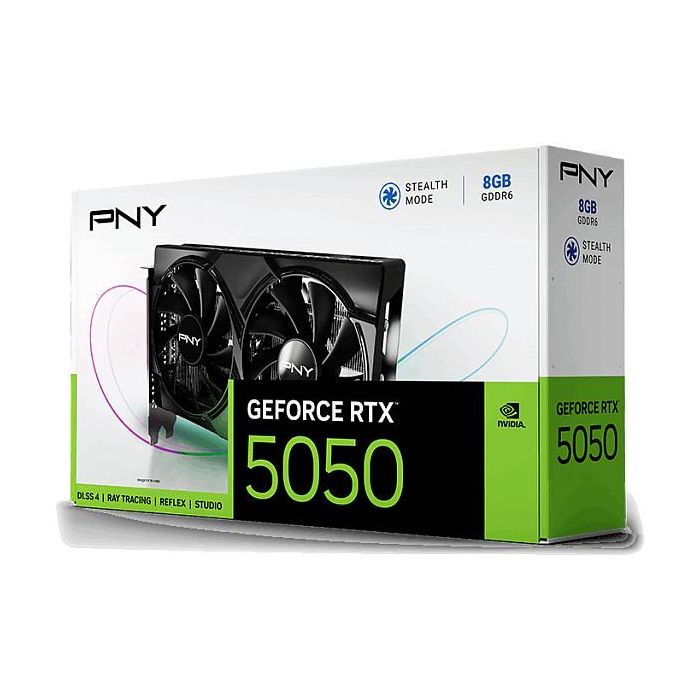 PNY Tarjeta Gráfica GeForce RTX 5050 Dual Fan 8GB GDDR6 8