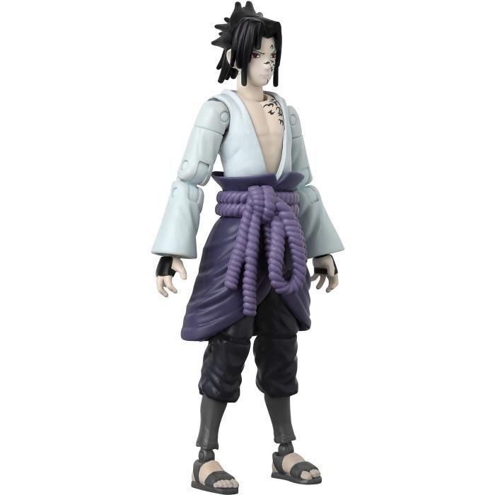 Bandai Figura de Acción Coleccionable Sasuke Uchiha Naruto Shippuden Anime Heroes Beyond 17 cm, detallada y articulada con accesorios 1