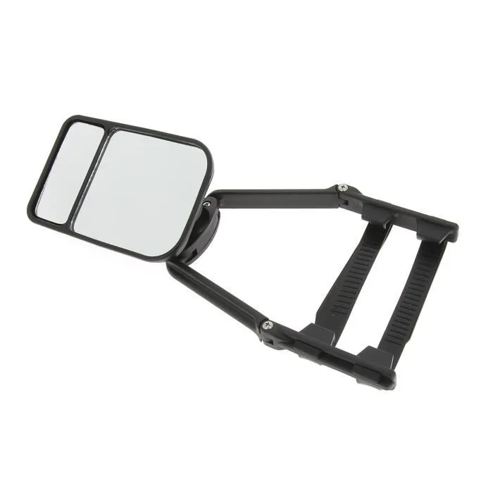 Froli Espejo Retrovisor Adicional Coche, Espejo de Punto Ciego Ajustable, Reversible para Izquierda/Derecha, Montaje Rápido con Correas Elásticas 1