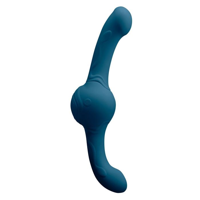 Consolador de Doble Penetración NS Novelties Revolution Azul 7 Consolador de Doble Penetración NS Novelties Revolution Azul 7