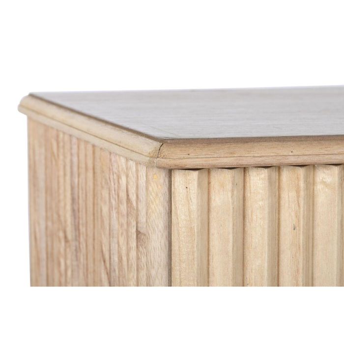 Mesita de Noche DKD Home Decor Dorado Marrón claro Madera de Paulonia Madera MDF 43 x 40 x 70 cm 4 Mesita de Noche DKD Home Decor Dorado Marrón claro Madera de Paulonia Madera MDF 43 x 40 x 70 cm 4