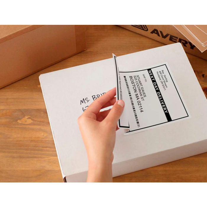 Q-connect kf00228 Etiquetas Adhesivas Transparentes Tamaño DIN A4 para Ink-jet Caja 25 Hojas DIN-A4 4