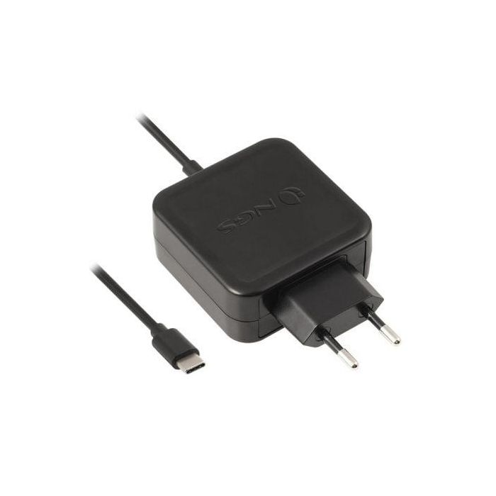 NGS W-45W USB-C Cargador Universal de Pared para Portátil 45W Automático Carga Rápida USB Tipo-C 5V-20V con Cable 1.5M