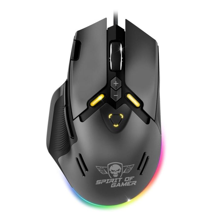 Ratón Spirit of Gamer Elite M60 Blanco RGB 8000 DPI 12000 dpi