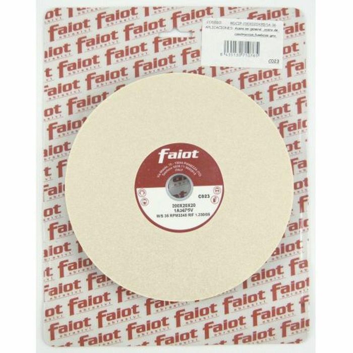 Muela abrasiva FAIOT 9A-60 150 mm Blanco