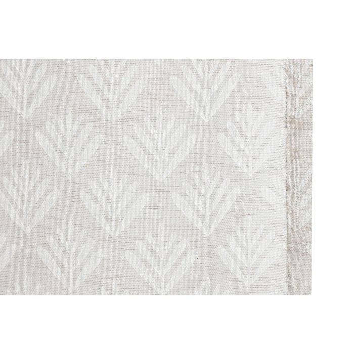 Cortina Romantico DKD Home Decor Beige 260 x 140 cm (2 Unidades) 3