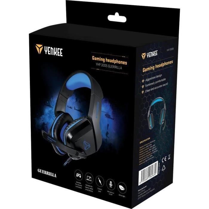 Yenkee 45014944 YHP 3005 GUERRILLA Estuche para auriculares 4