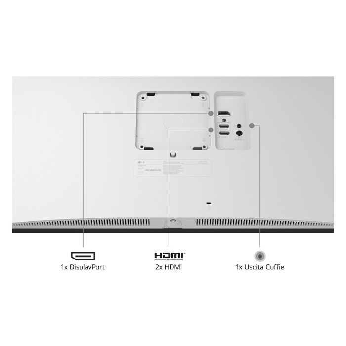 LG Monitor 27US550-W 27" 4K UHD IPS 3840x2160 5ms 60Hz HDR10 2xHDMI DP Pivot Blanco 1