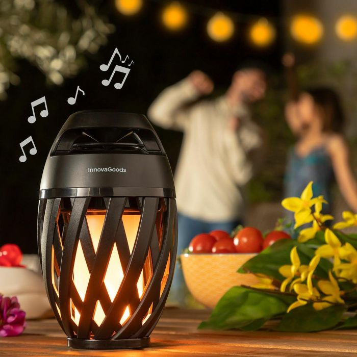 Altavoz Inalámbrico con LED Efecto Llama Spekkle InnovaGoods 8 Altavoz Inalámbrico con LED Efecto Llama Spekkle InnovaGoods 8