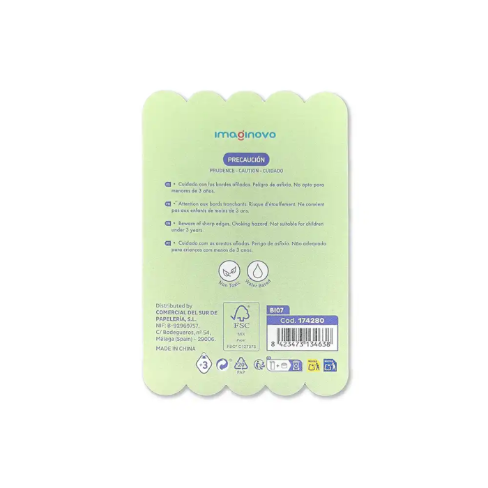 Imaginovo Bloc Notas Adhesivas 70x70 mm Nubes Fantasía 20 Hojas 2