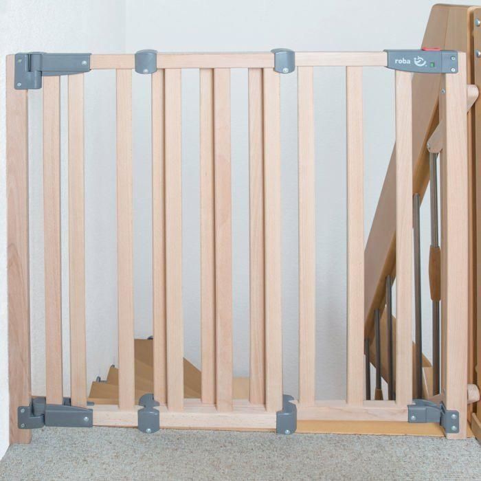Barrera de seguridad para bebés para escaleras Safety Up - ROBA - Ancho de 93,5 a 120,5 cm 2 Barrera de seguridad para bebés para escaleras Safety Up - ROBA - Ancho de 93,5 a 120,5 cm 2