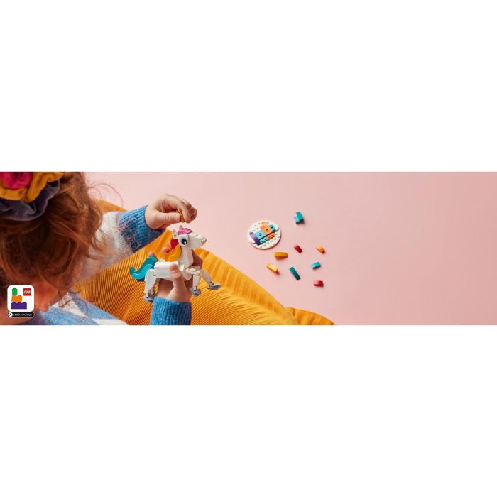 LEGO 31140 Unicornio Mágico Set Construcción Creator 3en1 Articulado Caballito de Mar Pavo Real +7 Años 5 LEGO 31140 Unicornio Mágico Set Construcción Creator 3en1 Articulado Caballito de Mar Pavo Real +7 Años 5