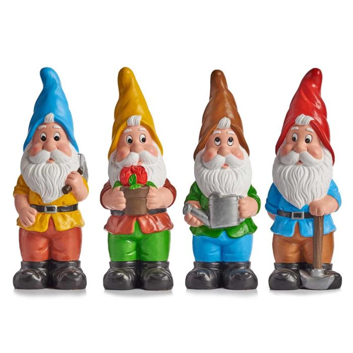 Enano Jardín Cerámica 38 cm Colores Vivos - Ibergarden (8 Unidades) 1 Enano Jardín Cerámica 38 cm Colores Vivos - Ibergarden (8 Unidades) 1