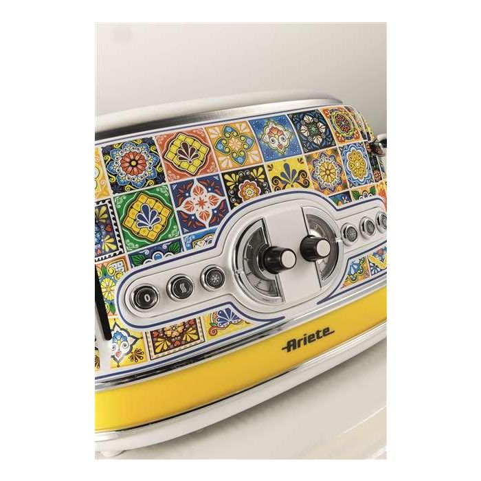 Ariete Tostador 4 Ranuras Positano con 6 Niveles de Tueste y Bandeja Recogemigas Extraíble 2 Ariete Tostador 4 Ranuras Positano con 6 Niveles de Tueste y Bandeja Recogemigas Extraíble 2