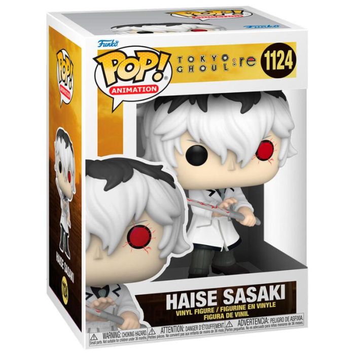 Funko Pop Tokyo Ghoul Haise Sasaki - Figura de Vinilo de 9cm 1 Funko Pop Tokyo Ghoul Haise Sasaki - Figura de Vinilo de 9cm 1