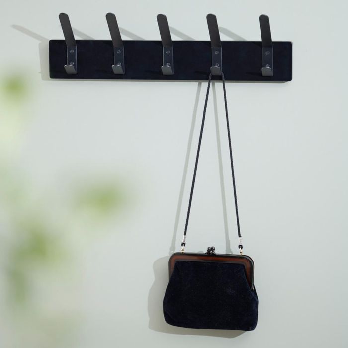 Day Perchero 5 Ganchos Dobles Negro 50x8x14 cm 1