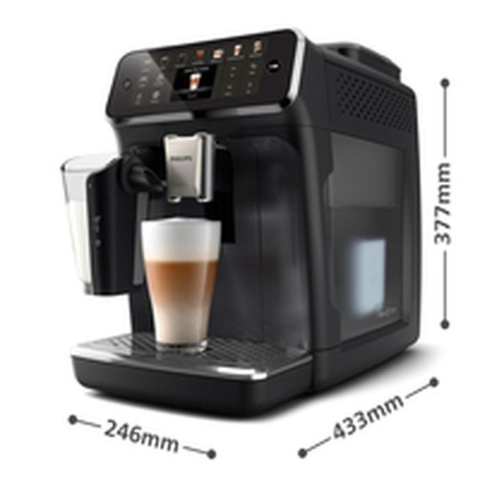 Cafetera Superautomática Philips EP4441/50 Negro 230 W 15 bar 275 g 1,8 L 19 Cafetera Superautomática Philips EP4441/50 Negro 230 W 15 bar 275 g 1,8 L 19