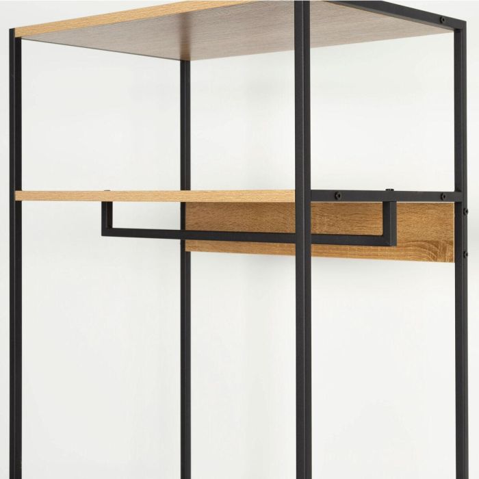 Armario Max Home Tela Acero Melamina Aglomerado 60 x 175 x 40 cm 4 Armario Max Home Tela Acero Melamina Aglomerado 60 x 175 x 40 cm 4