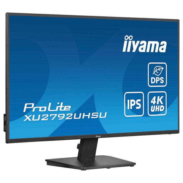 Iiyama Monitor ProLite XU2792UHSU-B6 27" IPS 4K UHD LED Negro 3840 x 2160 Pixeles 4 ms USB 3.2 Gen 1 15W Power Delivery 4