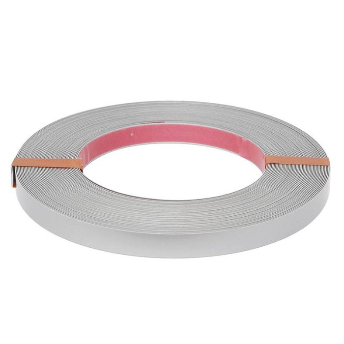 FBS Iana Perfil Embellecedor para Decoración, Acabado Plata Mate, Ancho 20mm, Espesor 0.5mm, Rollo 25m, Fácil de Curvar 0 FBS Iana Perfil Embellecedor para Decoración, Acabado Plata Mate, Ancho 20mm, Espesor 0.5mm, Rollo 25m, Fácil de Curvar 0