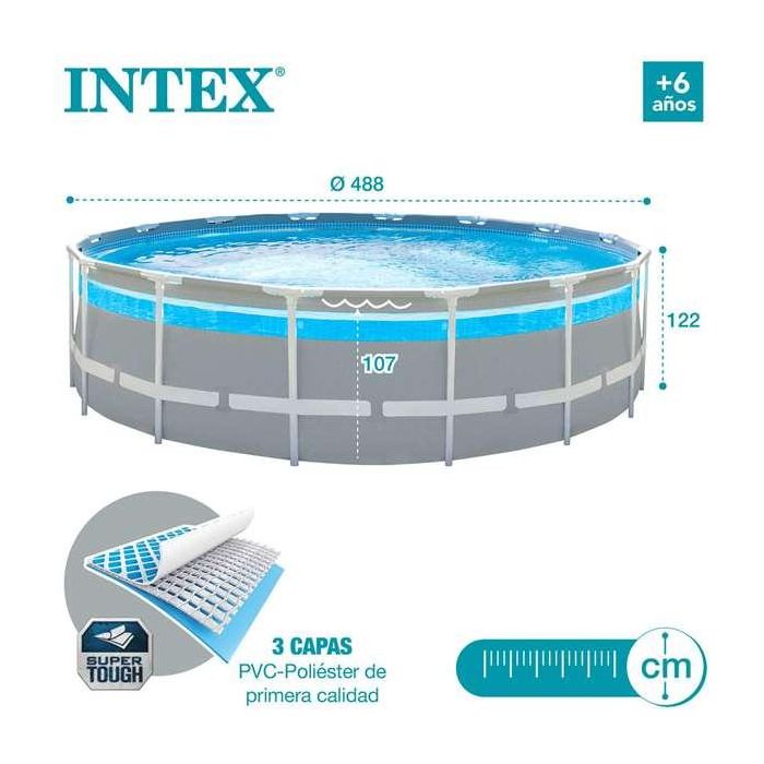 Piscina clearview prism frame d488x122 cm (c/acc) 3 Piscina clearview prism frame d488x122 cm (c/acc) 3