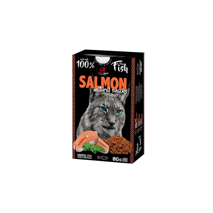 Alpha Spirit Spirit Feline Salmon Natural Snack 6x80 gr