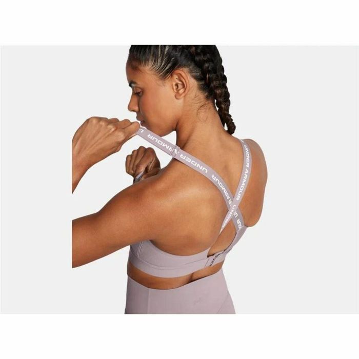 Sujetador Deportivo Under Armour Infinity High Marrón 1