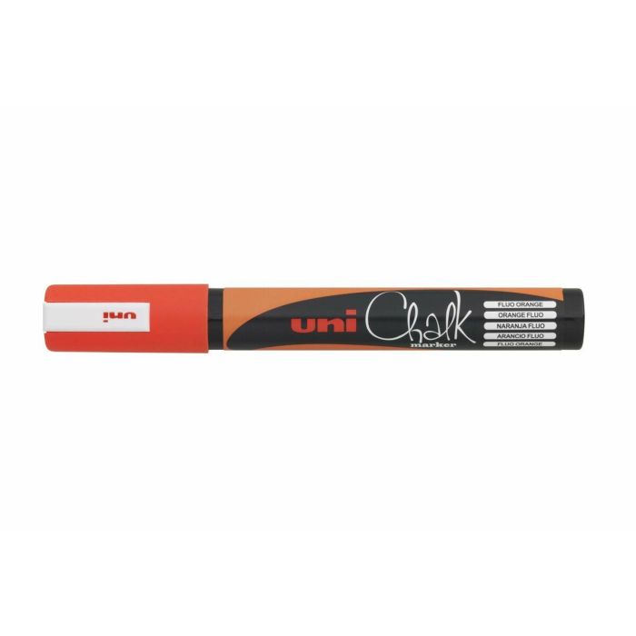 Rotuladores de tiza líquida Uni-Ball PWE-5M Naranja (6 Piezas) 1 Rotuladores de tiza líquida Uni-Ball PWE-5M Naranja (6 Piezas) 1