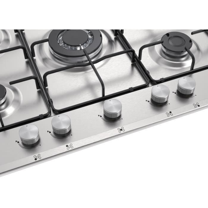 Continental Edison CECTG5VIX - Placa de Gas 5 Fuegos, Incluye 1 Corona de Acero Inoxidable Triple 3 Continental Edison CECTG5VIX - Placa de Gas 5 Fuegos, Incluye 1 Corona de Acero Inoxidable Triple 3