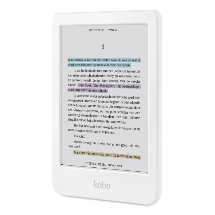 eBook Kobo N367-KU-WH-K-CK Blanco 16 GB 6"
