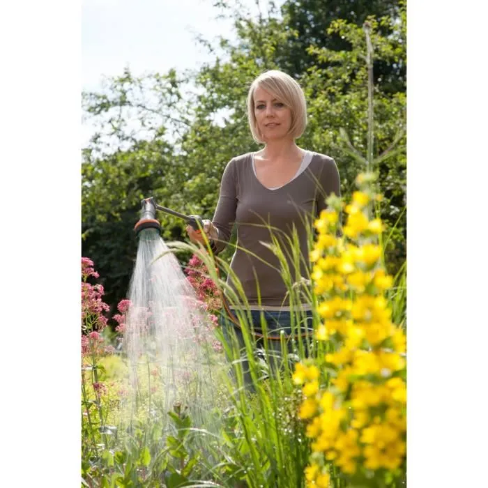 Gardena Pistola Pulverizadora para Lámparas Colgantes Confort - Chorro de Lluvia y Aireado, Cabezal Giratorio, Longitud 90 cm 3