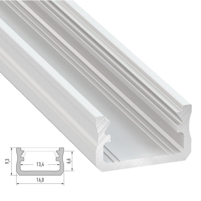 Perfíl Aluminio Tipo A 2,02M